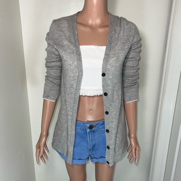 Rag & Bone Cashmere Button Up Cardigan Sweater - Picture 3 of 9